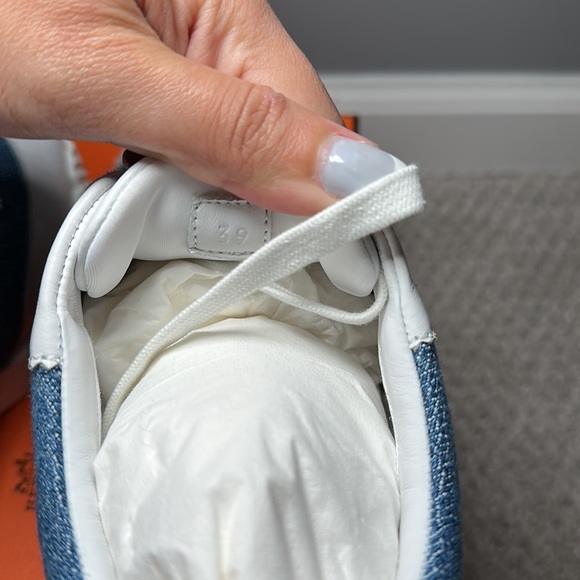 ❌SOLD❌ Hermes Bouncing Sneaker Denim size 39 - Picture 6 of 7